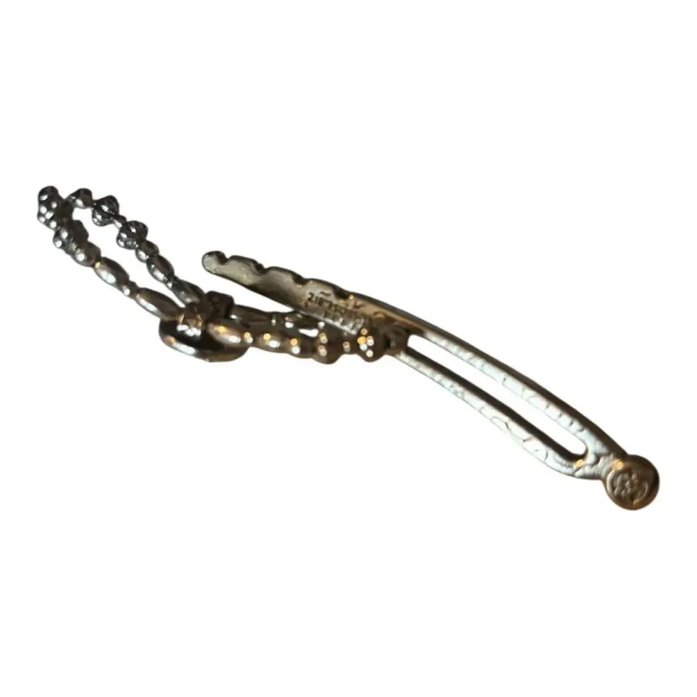 Lilla Rose Flexi Clip Silver Tone Rhinestone X-Small Hair Clip